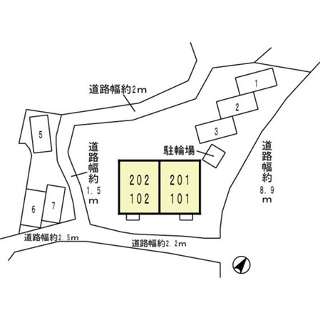 総合運動公園駅 徒歩20分 2階の物件外観写真